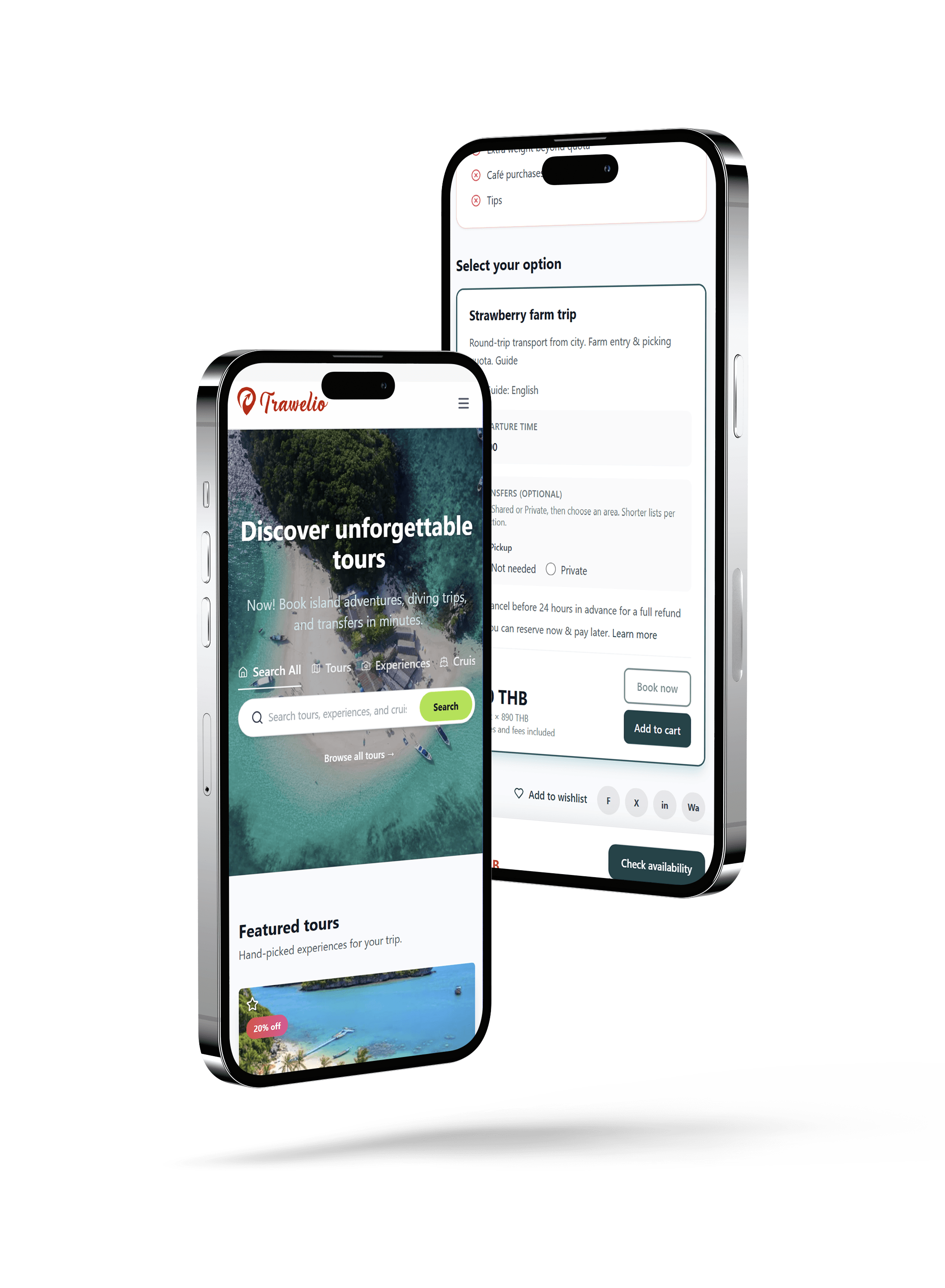 NineDive mobile app for dive trip agents and customers